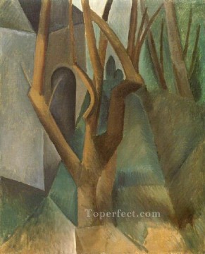 1908 Oil Painting - Paysage 2 1908 Cubist